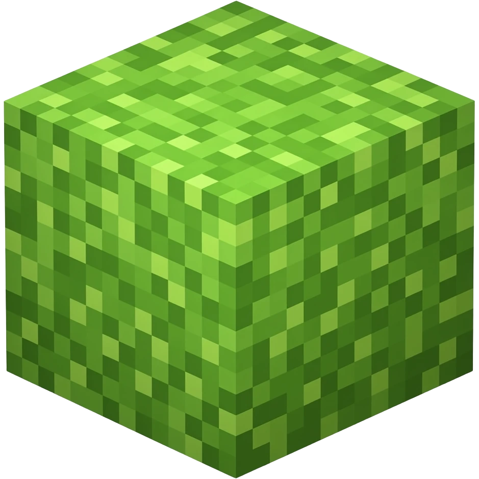 Minecraft grass block emoji
