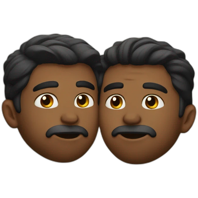 two-muscular-men-kissing emoji