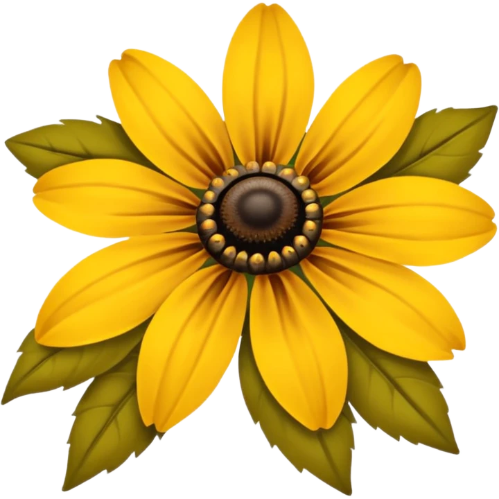 Black eyed susan emoji