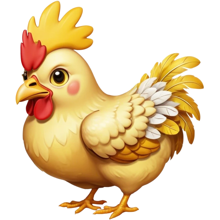 Chicken projectile vomiting emoji