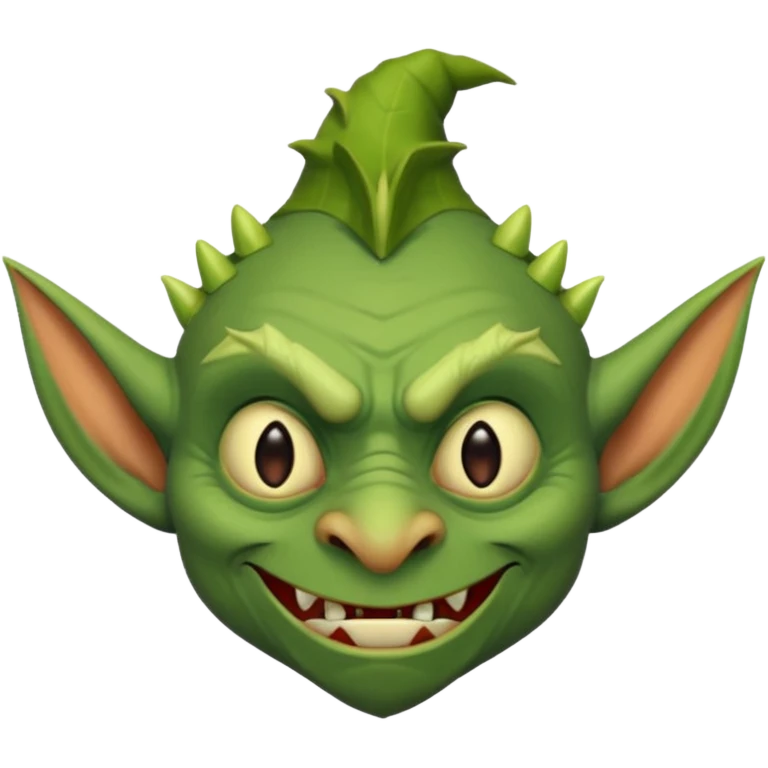 a goblin emoji