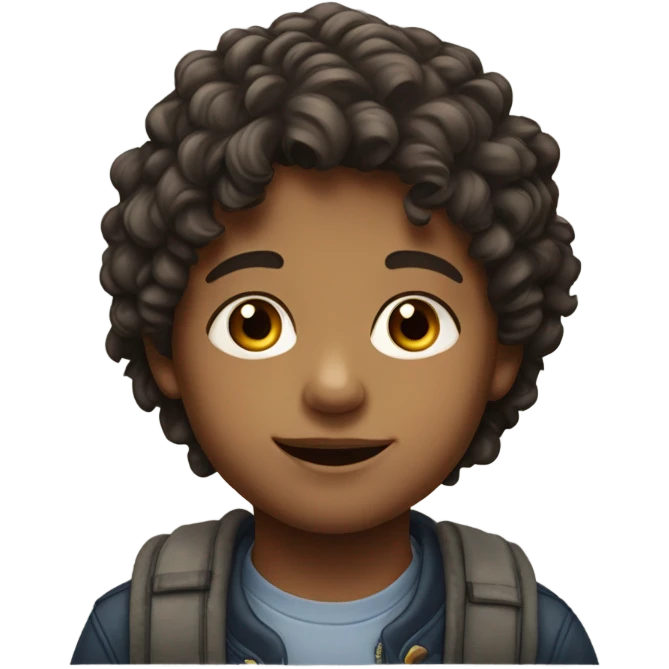 realistic portrait of a boy emoji