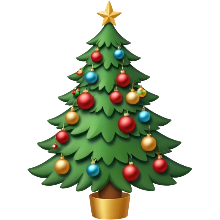 Christmas tree emoji
