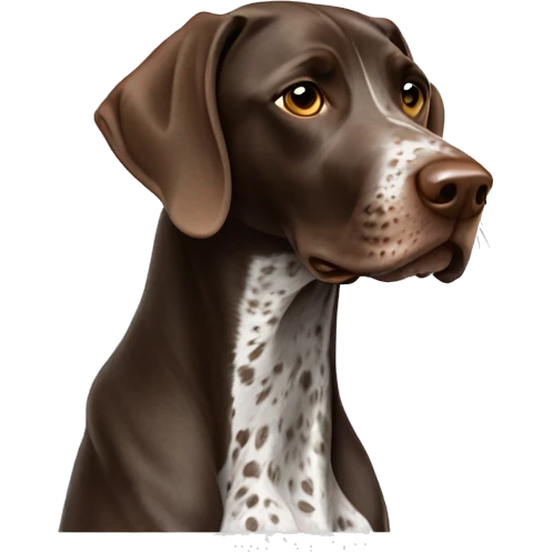 German shorthaired pointer emoji
