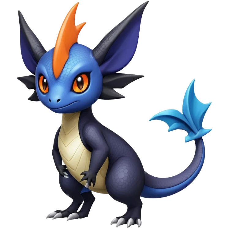 Shiny Cute Cool Salandit-Absol-Noibat-Noivern-Hybrid (Full body) emoji