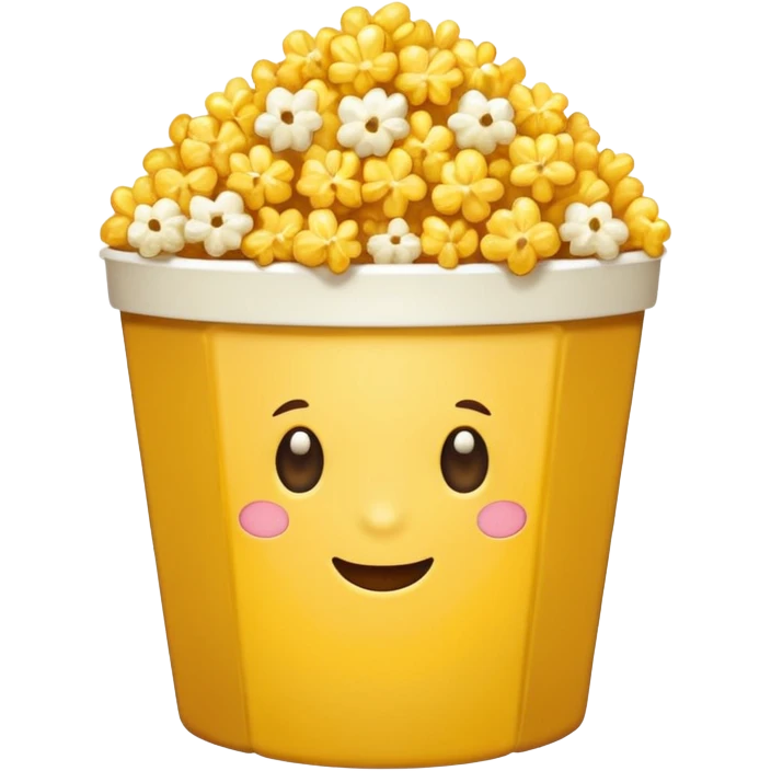 Popcorn with a body  emoji