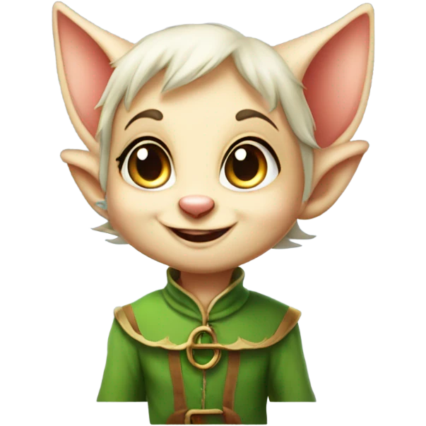 poking a cat elf emoji