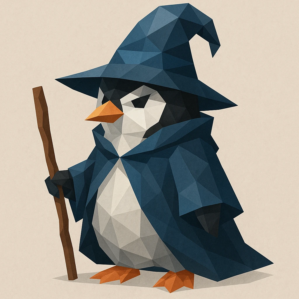 Penguin Wizard 3455 emoji