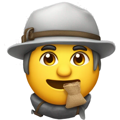 Räuber mit geldsack emoji