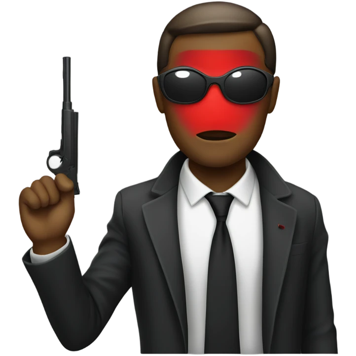 spy with red eyes emoji
