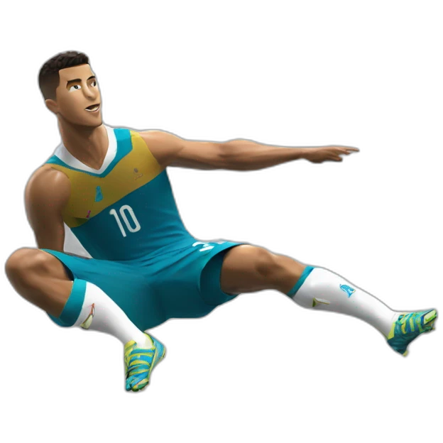 Ronaldo pose shuuu emoji