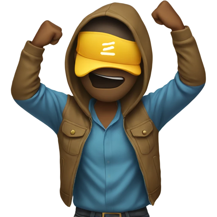 person dabbing emoji