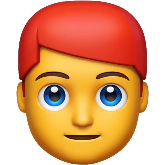 Pixels head photo emoji