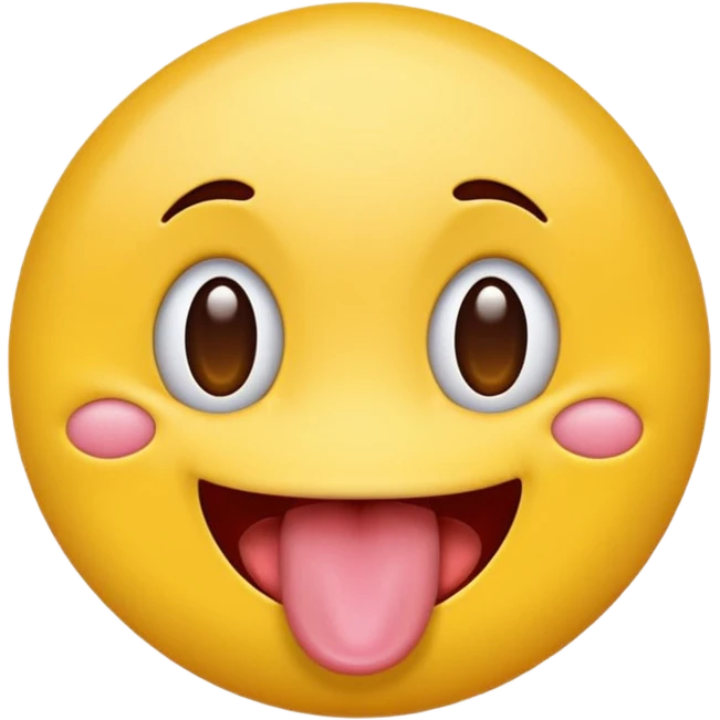 Funny tounge out emoji emoji
