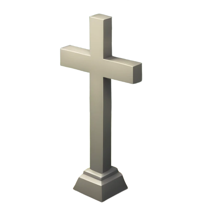 cross of Christ on Calvary Hill emoji