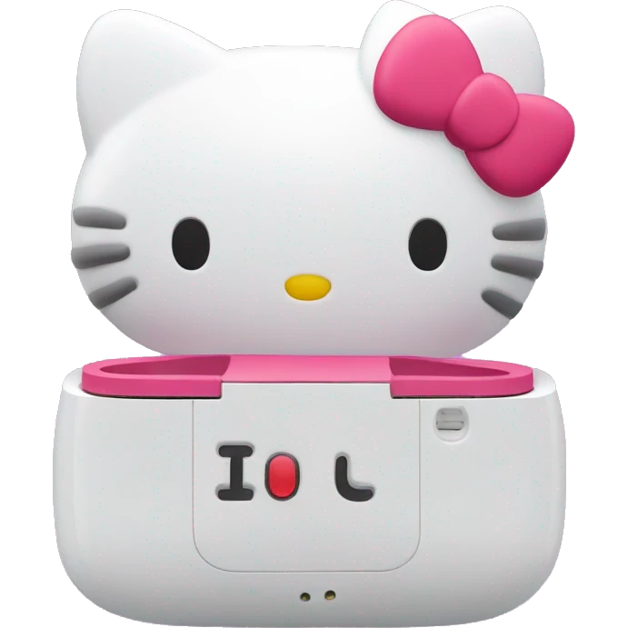 Airpod max hello kitty edition emoji