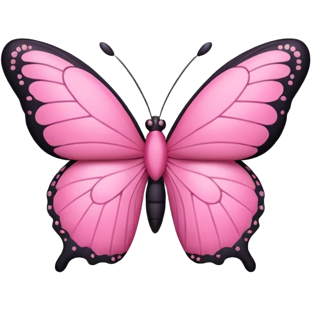 🦋 this emoji in pink in small size in emoji size emoji