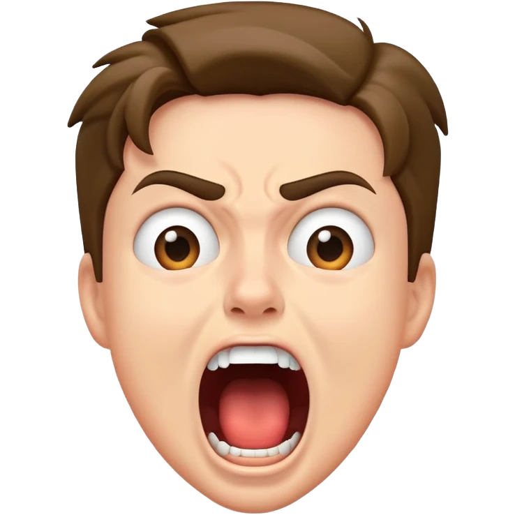 Cameron From Modern Family Screaming emoji