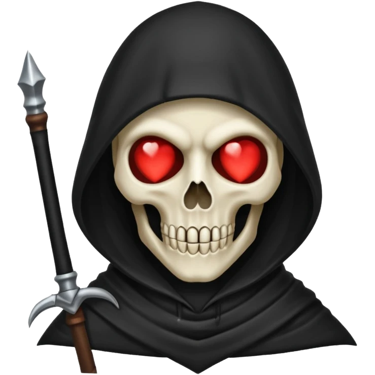 heart eyes reaper emoji