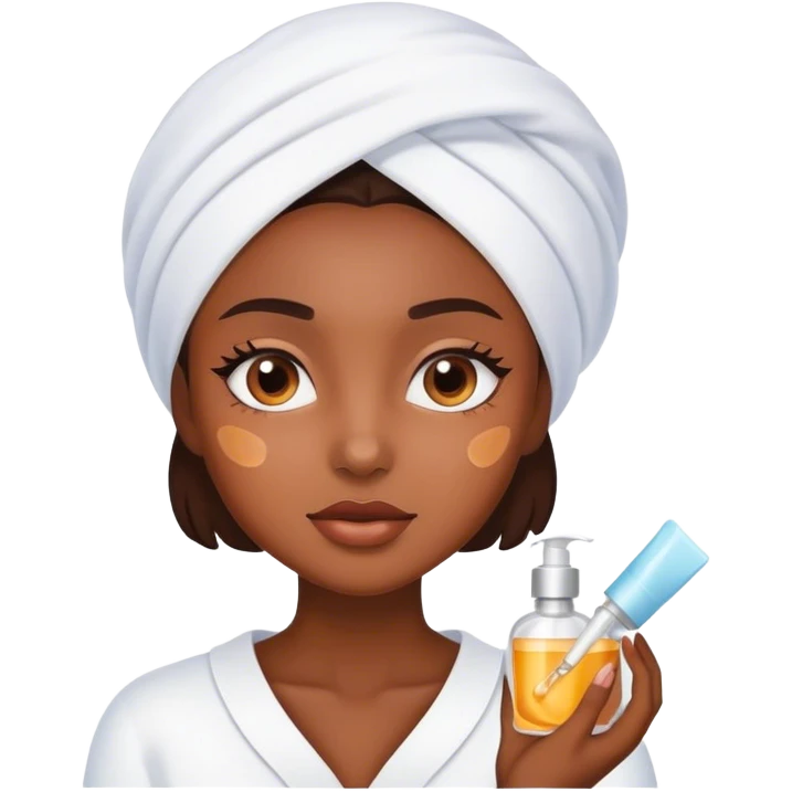Girl skincare emoji