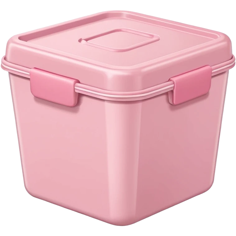 pastel pink food container emoji
