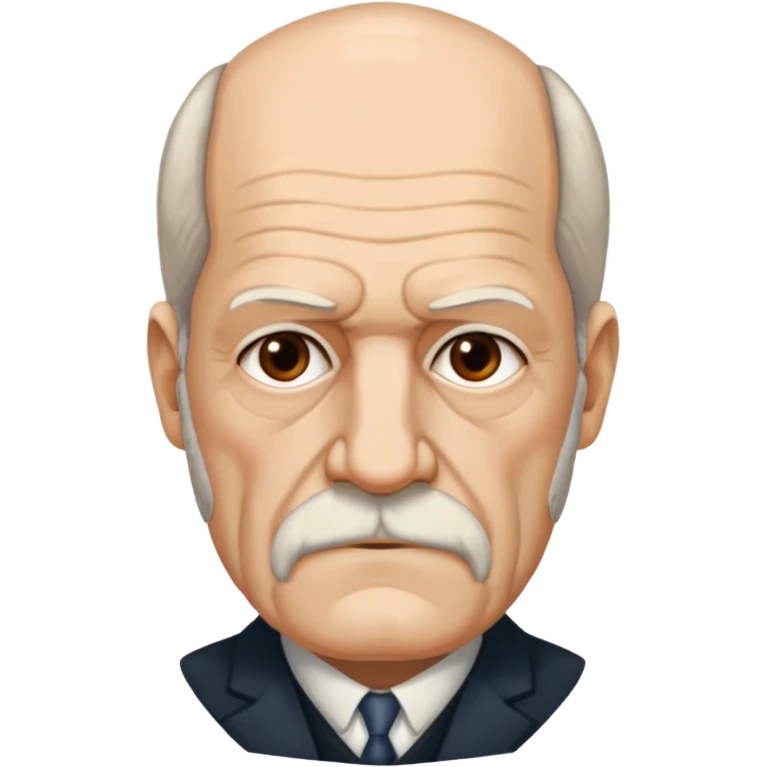 Sigmund Freud saying Δεν απαντώ emoji