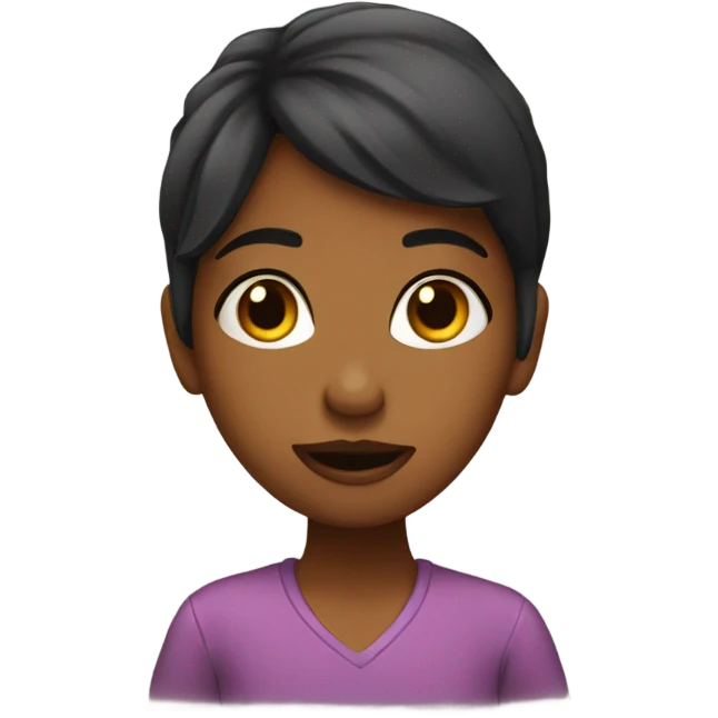 Sassy girl  emoji