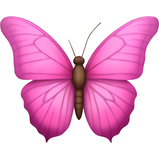 Mariposa rosa emoji