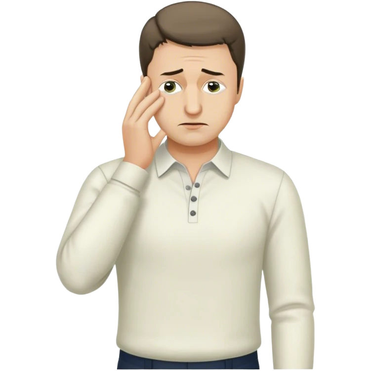 zelenskyy full body facepalm emoji