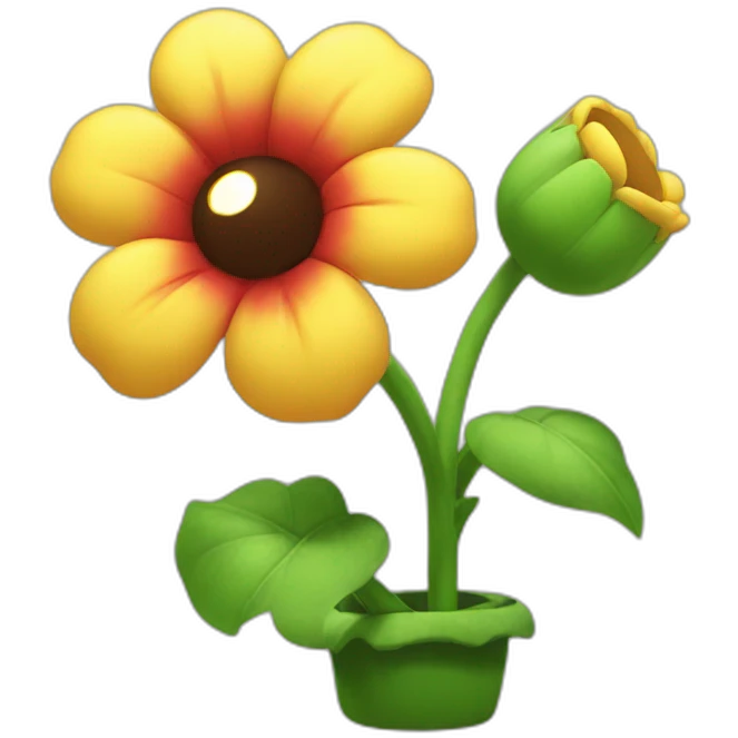 Talking flower from Super Mario Bros Wonder emoji