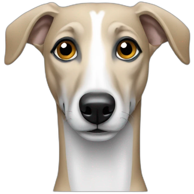 Whippet dog emoji