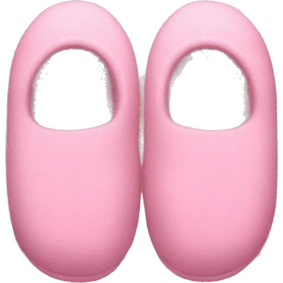 Cute pink slippers emoji