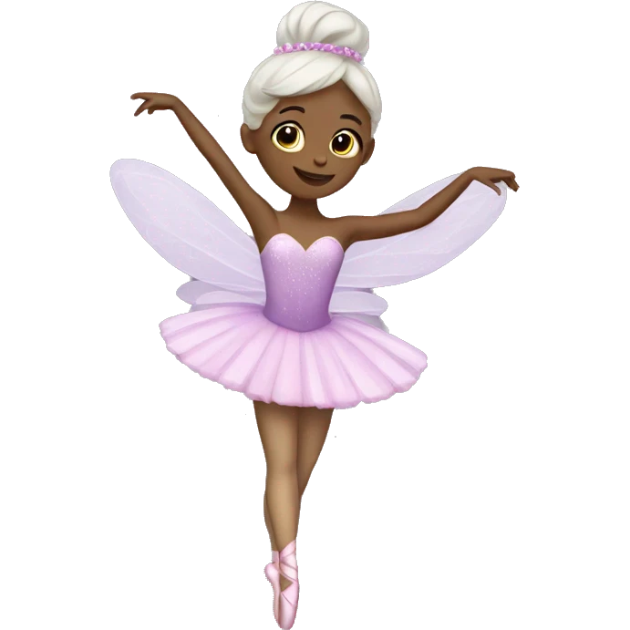 Sugar plum fairy ballerina emoji