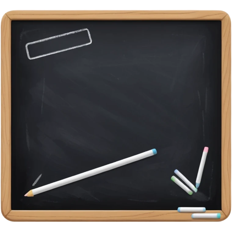 chalk board emoji
