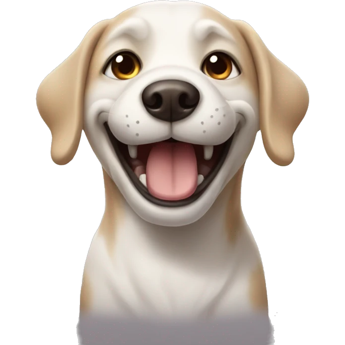 Happy dog emoji