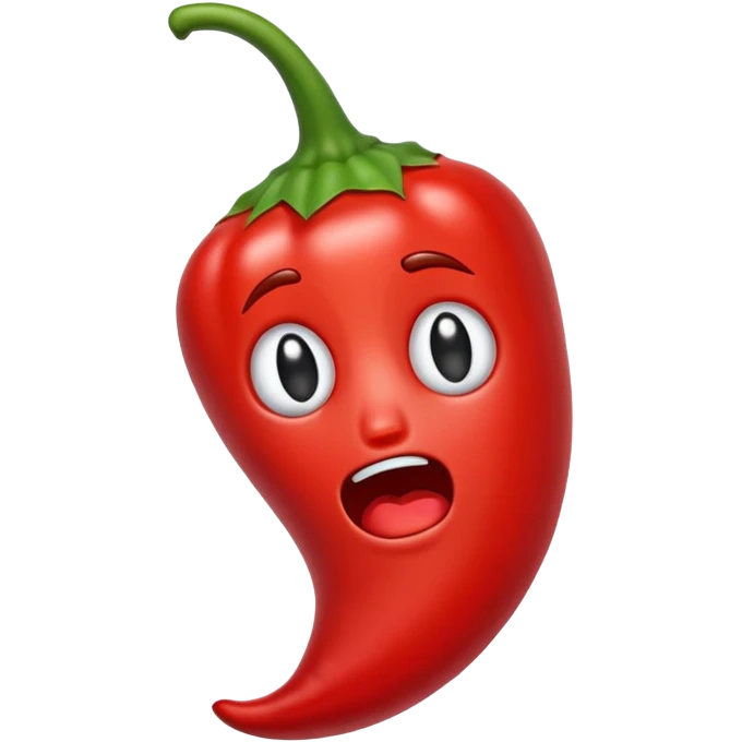 Crying chilli pepper  emoji