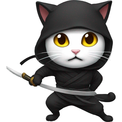 ninja cat emoji