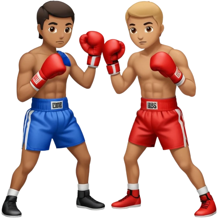 athletes in boxing gloves emoji