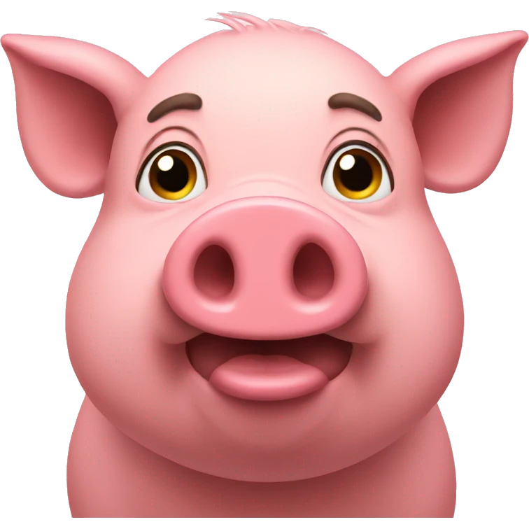 Big pig  emoji
