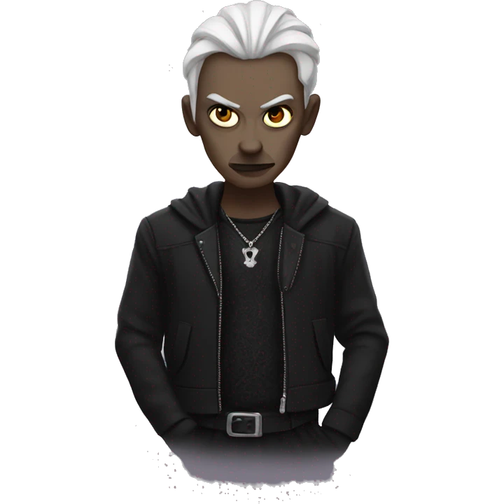 evil goth emoji