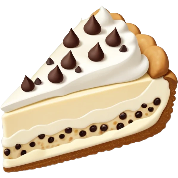 Cannoli cheesecake slice emoji