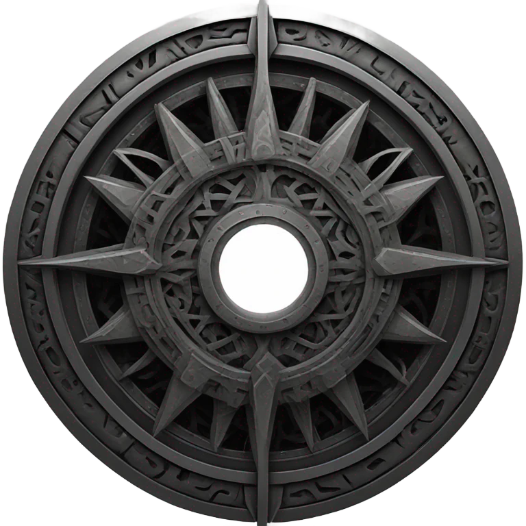 stargate in black metal, open tunnel emoji