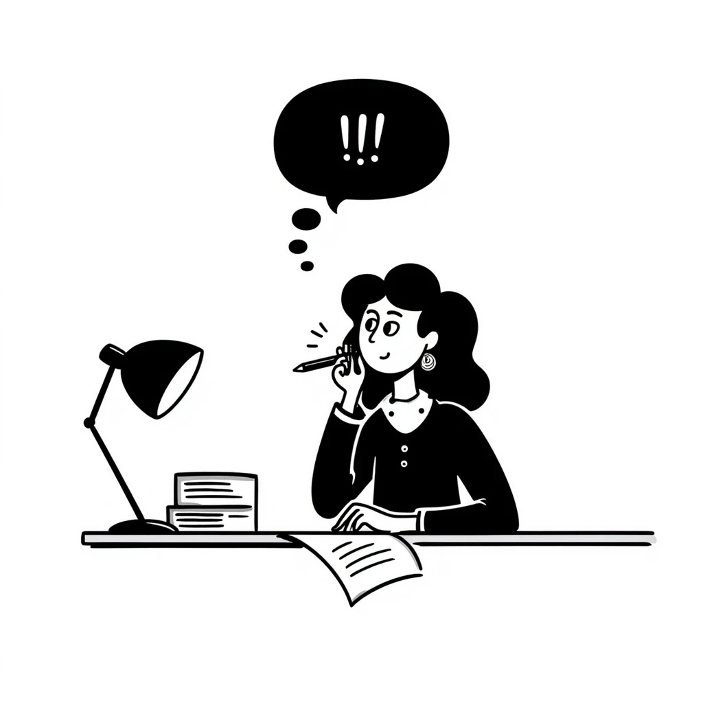 Woman creative thinking emoji