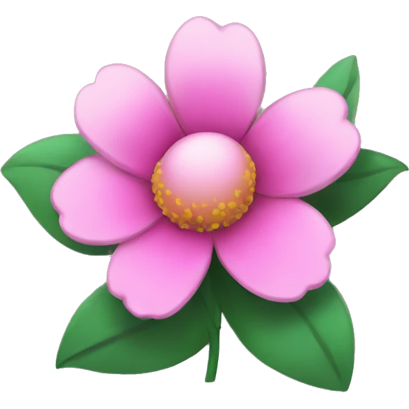 pink flower  emoji