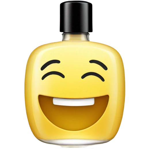 smiling perfume face with black cap emoji