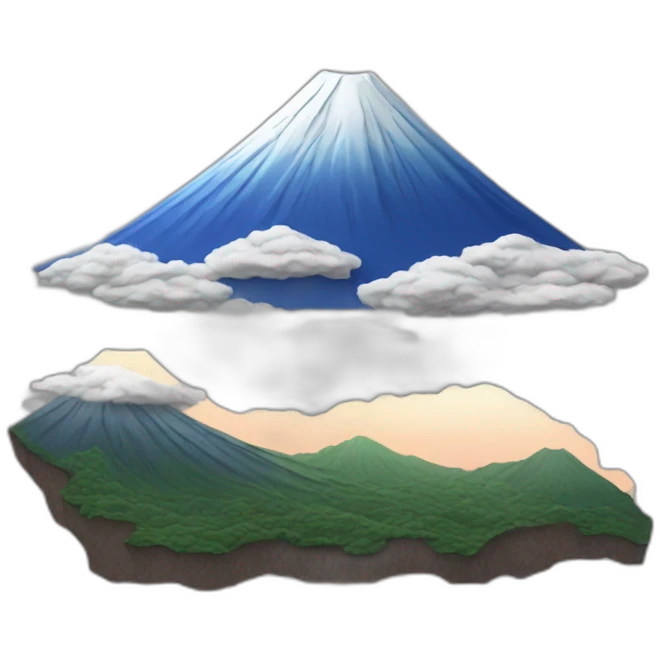 Mount Fuji emoji