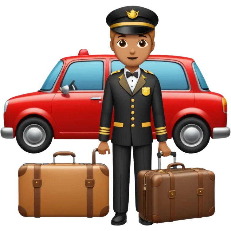 bellboy car emoji