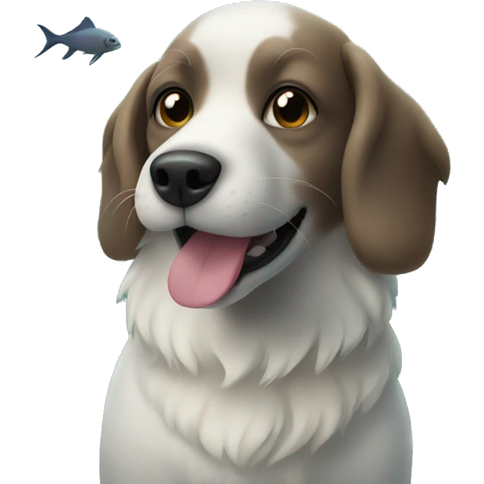 Dog in aquarium  emoji