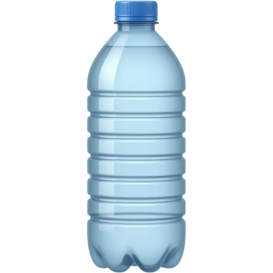 Water bottle emoji a cartoony emoji