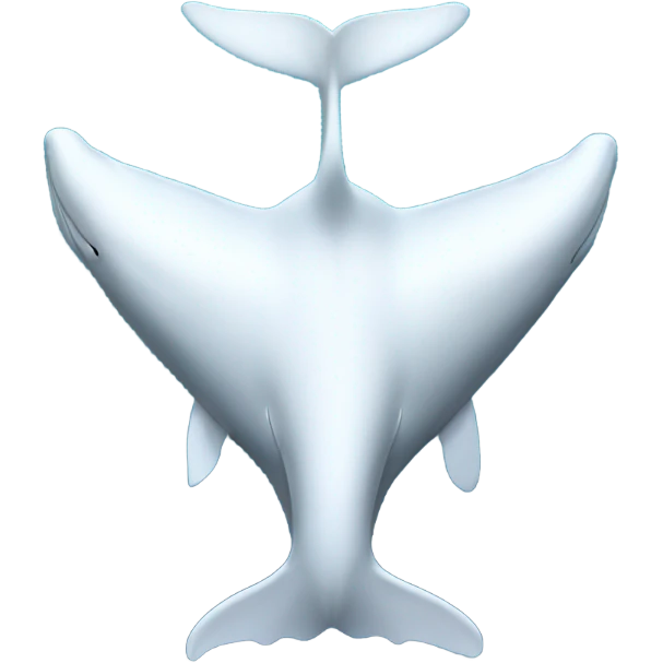 white whale , underside emoji